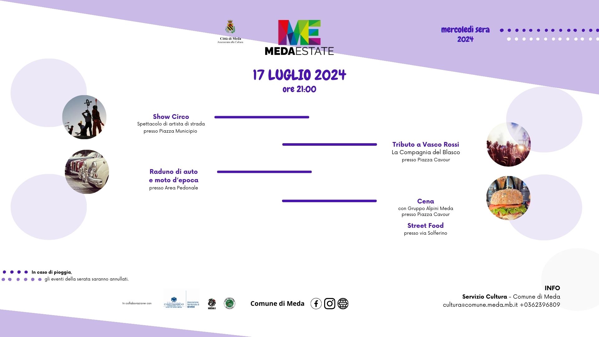Immagine MEDAestate 2024 - Mercoledì 17 Luglio