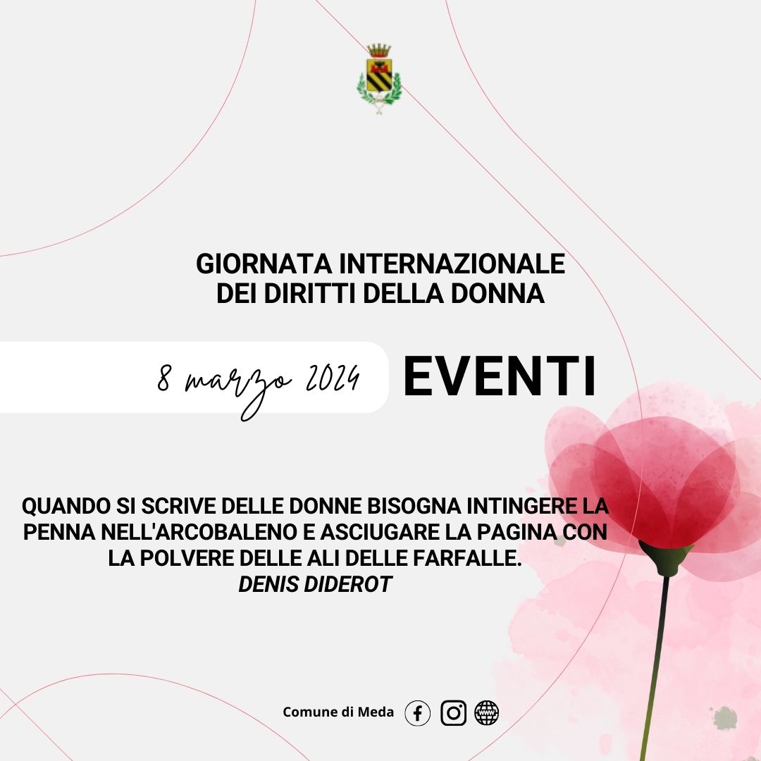 Immagine Meda per la Giornata Internazionale dei Diritti della Donna del 8 marzo 2024