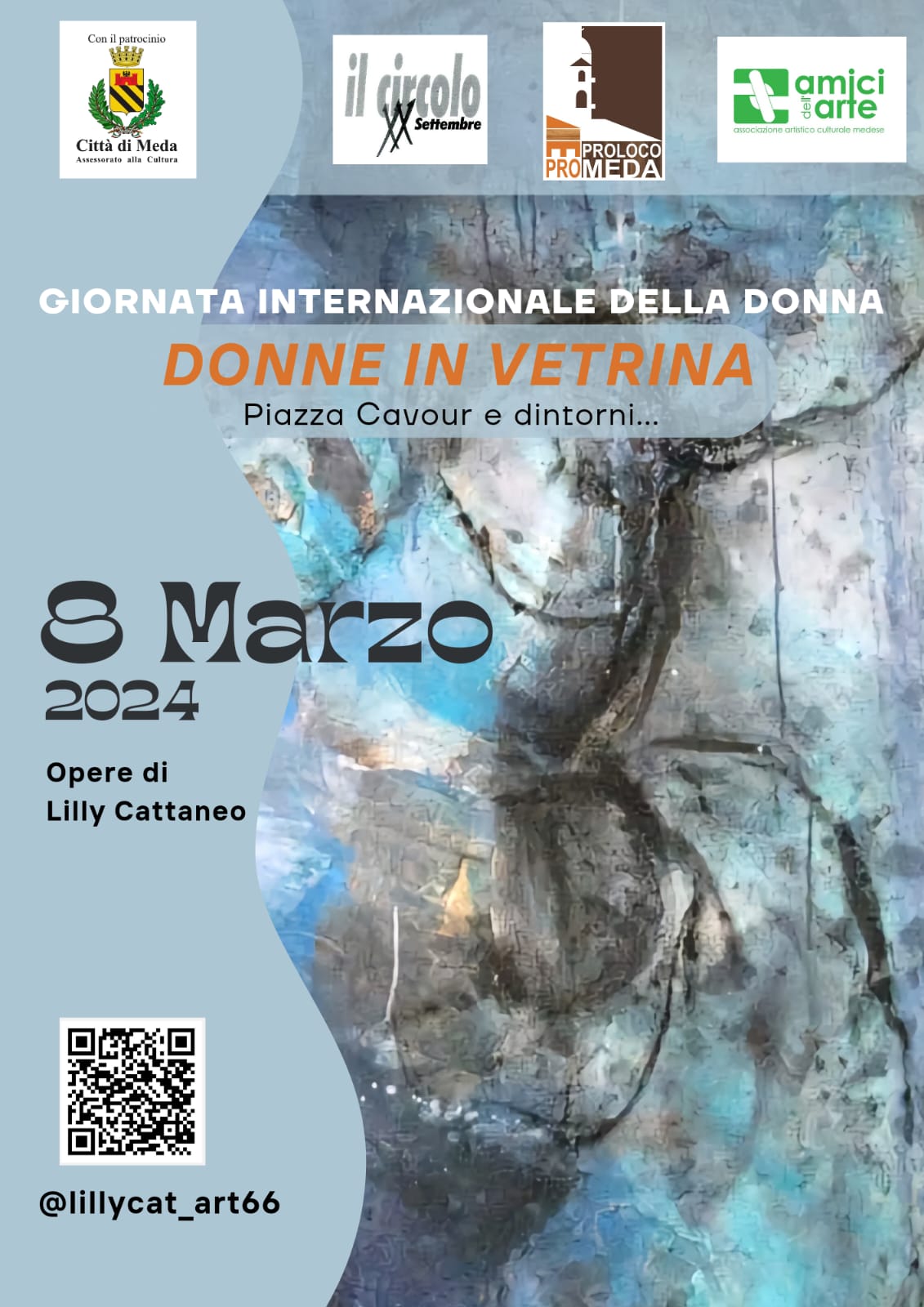 Immagine Meda per la Giornata Internazionale dei Diritti della Donna del 8 marzo 2024