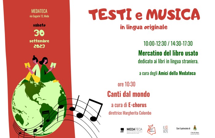 Immagine Testi e musica in lingua originale